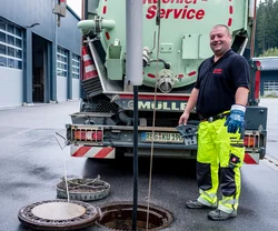 Saugbaggerarbeiten in Altenkirchen